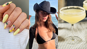 Хейли Бийбър се прозинесе: Ноктите на лято 2025 са Lemon Drop Martini 
