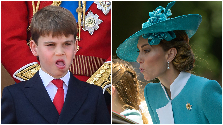 Сериозната заповед на Кейт Мидълтън към принц Луи по време на „Trooping the Colour“ 