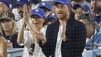 Спортна среща: Меган Маркъл и принц Хари с неочаквана поява на бейзболен мач