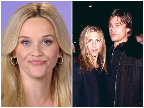 Рийз Уидърспуун с рядък коментар за връзката на Дженифър Анистън и Брад Пит 