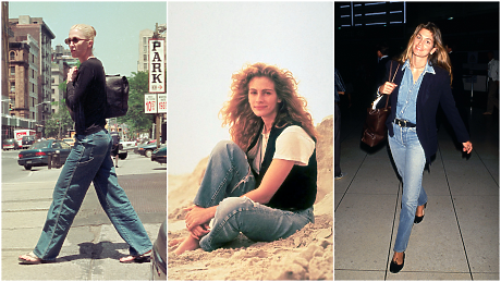 Вечна класика: как да носиш дънки тип „цигара“ като момиче от 90-те