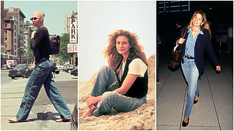 Вечна класика: как да носиш дънки тип „цигара“ като момиче от 90-те