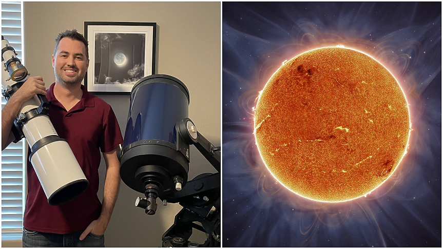 „Падането на Икар“: изумителната астрофотография, която ще ви докосне до Слънцето