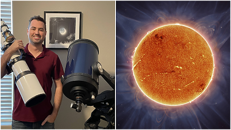 „Падането на Икар“: изумителната астрофотография, която ще ви докосне до Слънцето