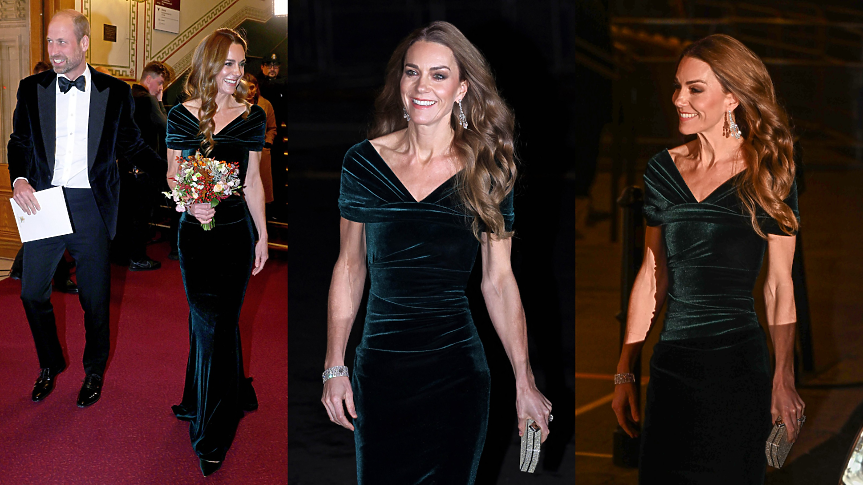 Коледна принцеса: Кейт Мидълтън възхити всички с визията си