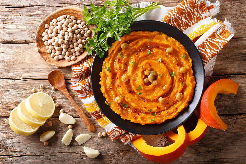 Вкусно и здравословно - как да си направим хумус от тиква