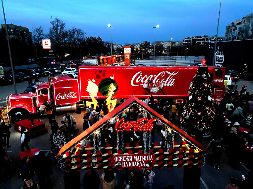 Коледният камион на Кока-Кола ще зарадва гостите на XOPark Sofia на 23 декември