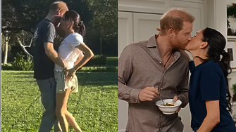 Принц Хари, Меган Маркъл и едно закачливо пощипване по дупето