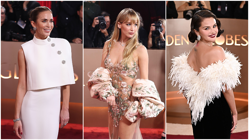 Блясък и стил: най-добре облечените звезди на наградите „Златен глобус“ 2026