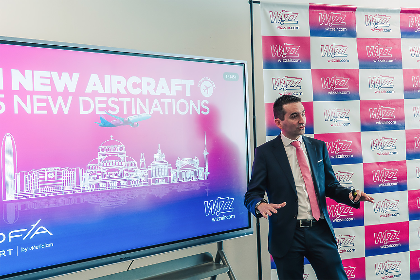 Wizz Air с пет нови дестинации от София - ето докъде ще летим 