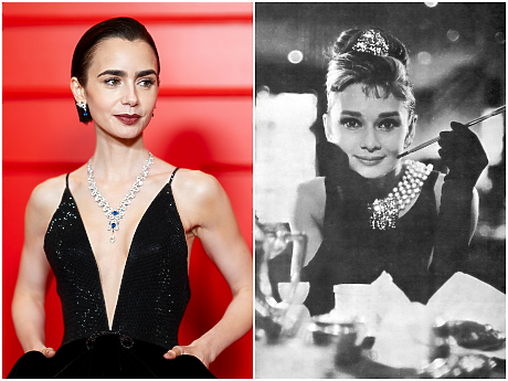 Лили Колинс ще играе Одри Хепбърн в нов филм, вдъхновен от „Закуска в Тифани“ 