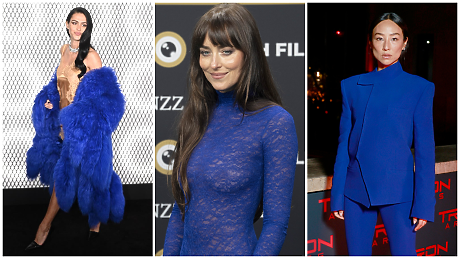 Кобалтово синьо - новата мания на звездите