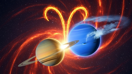 Веднъж на 2000 години: изключително рядък съвпад на Сатурн и Нептун в Овен поставя началото на нова ера!
