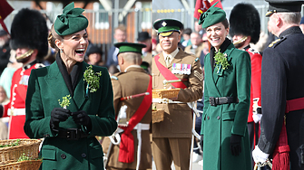 Изумрудена принцеса: Кейт Мидълтън се забавлява за Деня на Свети Патрик