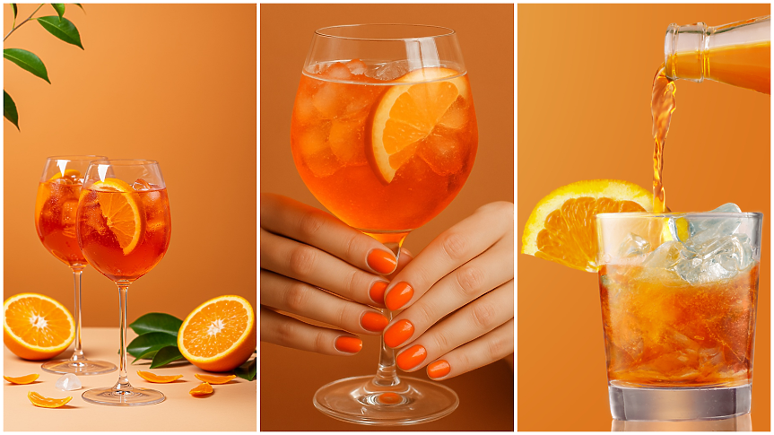 Маникюр с Аперол шприц? Двойно, моля! 