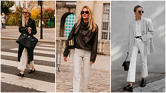 4 идеи как да носите бели дънки в града тази пролет