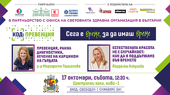 Код : Превенция - Здраве или красота? Две срещи с експерти за грижата към себе си